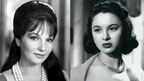 فاتن حمامة (يمين) شادية (يسار)