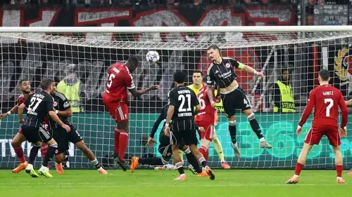 من مباراة ليفربول ضد فرانكفورت