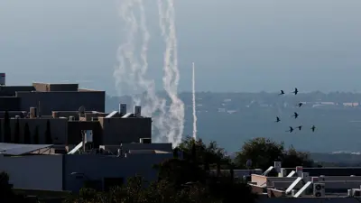 منظومة القبة الحديدية تعترض صواريخ حزب الله