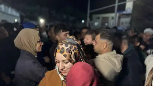 جانب من وصول الدفعة العاشرة إلى قطاع غزة