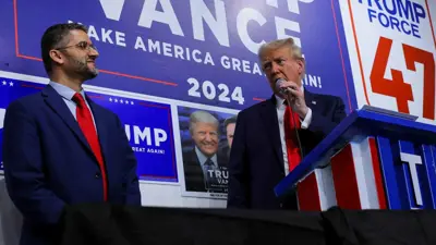 خلال لقاء دونالد ترامب بالجالية المسلمة في هامترامك