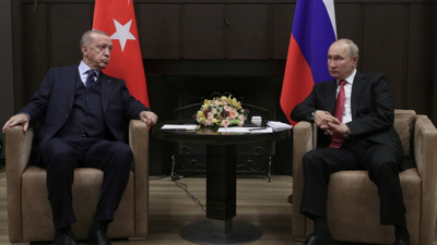 فلاديمير بوتين ورجب طيب أردوغان