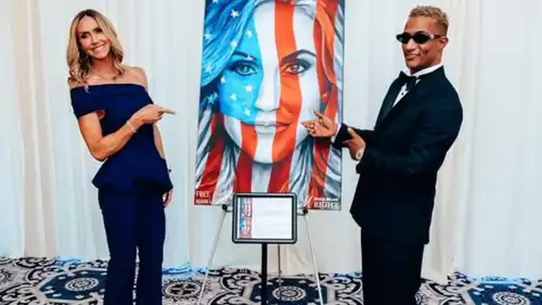 محمد رمضان ولارا ترامب 