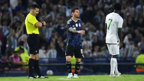 ميسي في مباراة الأرجنتين وموريتانيا
