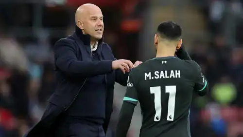 محمد صلاح وآرني سلوت