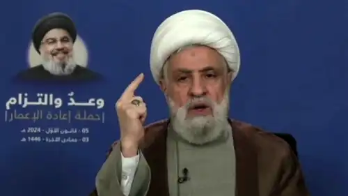 زعيم حزب الله نعيم قاسم