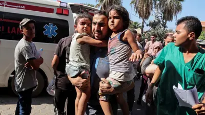 أطفال في قطاع غزة