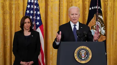 جو بايدن ونائبته كامالا هاريس