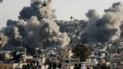 مخيم للاجئين بالضفة الغربية