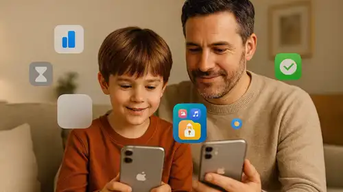 شخص يجلس بجانبه طفله