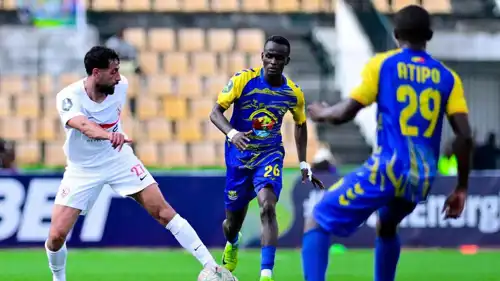 عدي الدباغ خلال مباراة الزمالك وأوتوهو