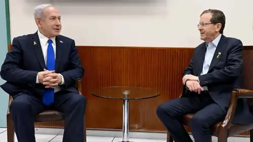 إسحاق هرتسوغ وبنيامين نتنياهو