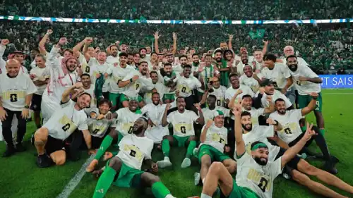 لاعبو المنتخب السعودي