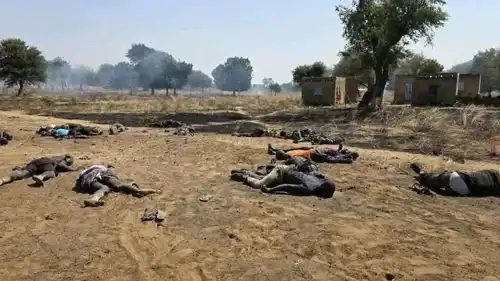 ضحايا غارات في السودان