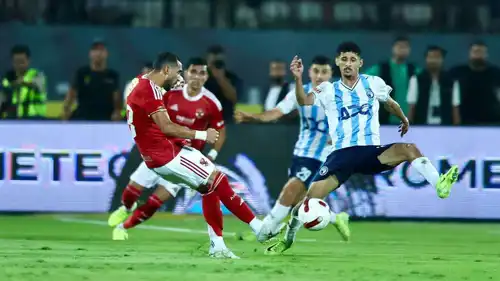 من مباراة الأهلي وبيراميدز