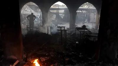 غارة إسرائيلية على مدرسة تؤوي نازحين في غزة