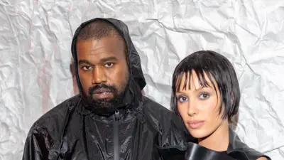 كانييه ويست وزوجته بيانكا سينسوري