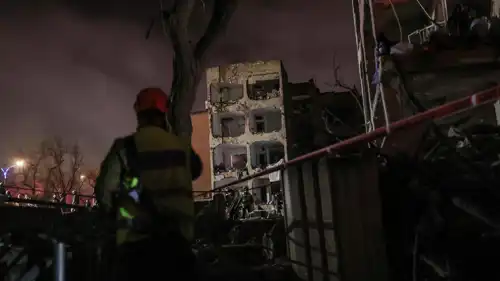 موقع سقوط صاروخ إيراني على منطقة عراد