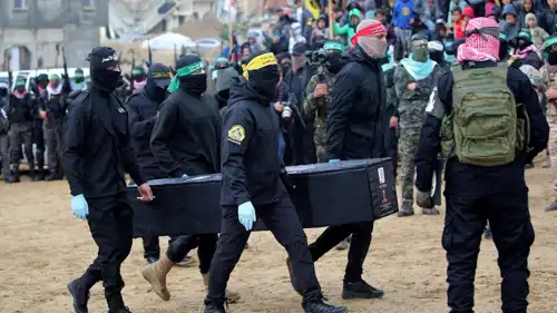 جثامين رهائن سلمتهم حماس في وقت سابق