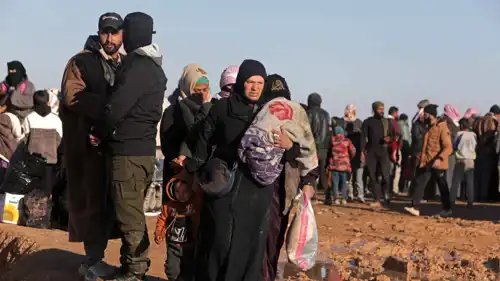 نازحون سوريون في حلب