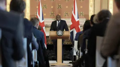 وزير الخارجية البريطاني ديفيد لامي