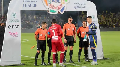 رافع الرويلي في مواجهة النصر السعودي