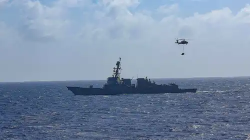 مدمرة أمريكية في البحر الكاريبي