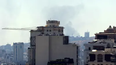 آثار القصف الإسرائيلي على العاصمة الإيرانية طهران 