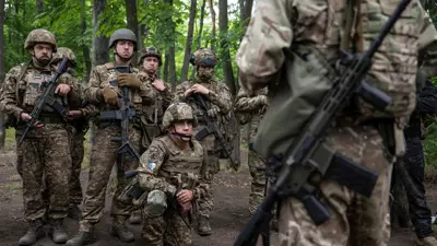 جنود أوكرانيون