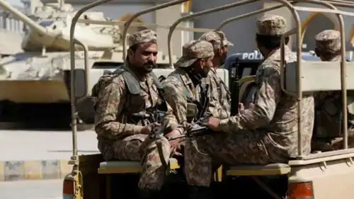 قوات من الجيش الباكستاني في إقليم بلوشستان