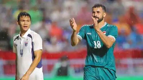 أيمن حسين نجم منتخب العراق