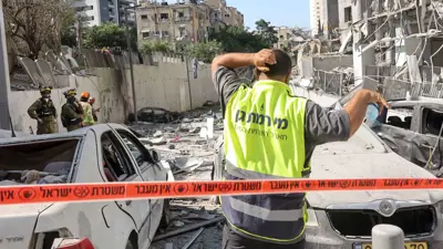 مشهد من القصف الإيراني الأخير على تل أبيب