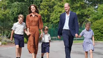 الأمير ويليام وكيت ميدلتون وأطفالهما 
