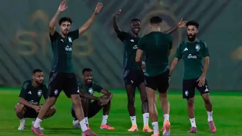 تدريبات المنتخب السعودي