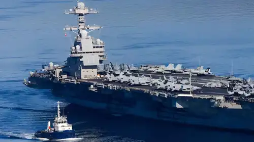 حاملة الطائرات "جيرالد فورد" تصل منطقة الشرق الأوسط