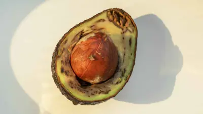 تحول الأفوكادو للون البني 