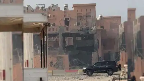 المبنى المستهدف