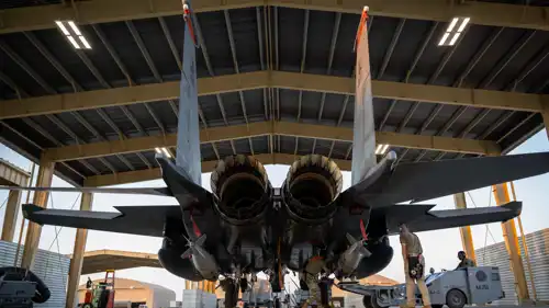 طائرة مقاتلة أمريكية من طراز إف-15