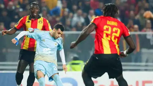 من مباراة الأهلي والترجي في دوري أبطال أفريقيا