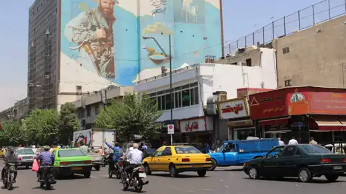 مشهد عام من العاصمة الإيرانية طهرن