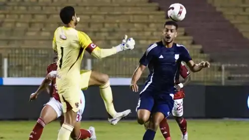 لقطة الشناوي التي أثارت الجدل في مباراة الأهلي وإنبي