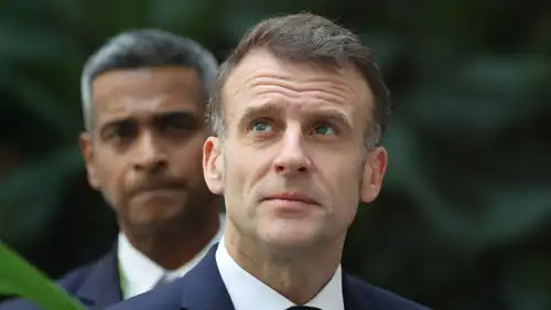 الرئيس الفرنسي ايمانيول ماكرون