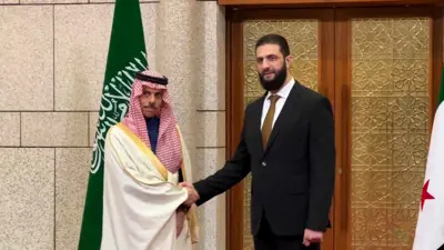 وزير الخارجية السعودي وأحمد الشرع في دمشق