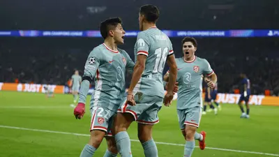 أتلتيكو مدريد يخطف فوزًا قاتلا من باريس سان جيرمان 