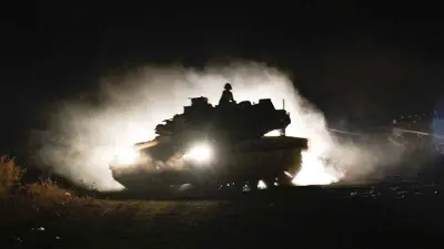 دبابة إسرائيلية متوغلة في جنوب لبنان