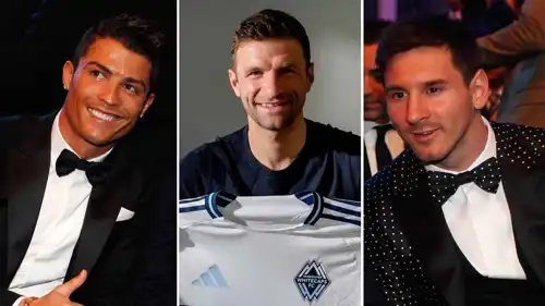 مولر وميسي ورونالدو