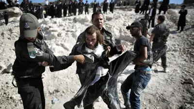 من احتجاج سابق للحريديم