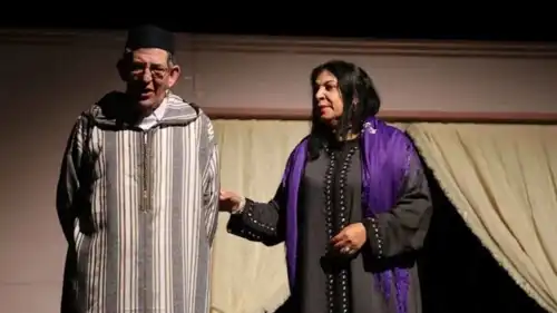 مشهد من مسرحية "النقشة"