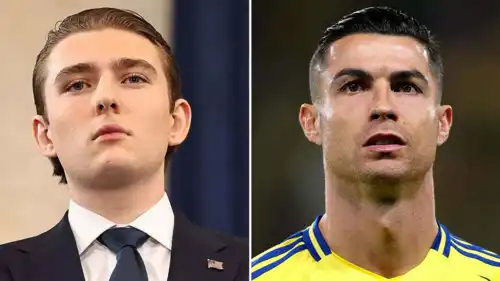 كريستيانو رونالدو وبارون ترامب