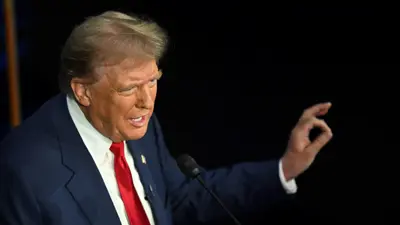 ترامب خلال المناظرة